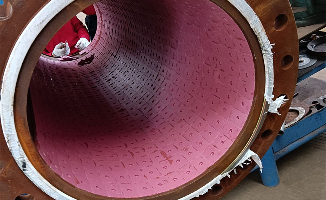 耐磨陶瓷貼片管道陶瓷粘貼